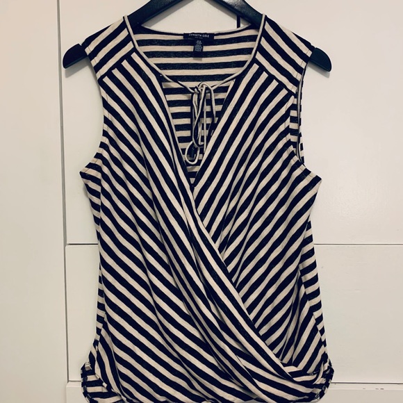 Kennith Cole Sleeveless Wrap Top - Picture 3 of 4